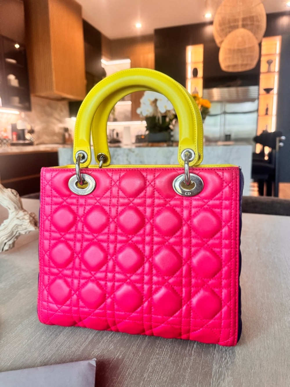 Lady Dior Tri-Color Medium - Picture 6 of 10